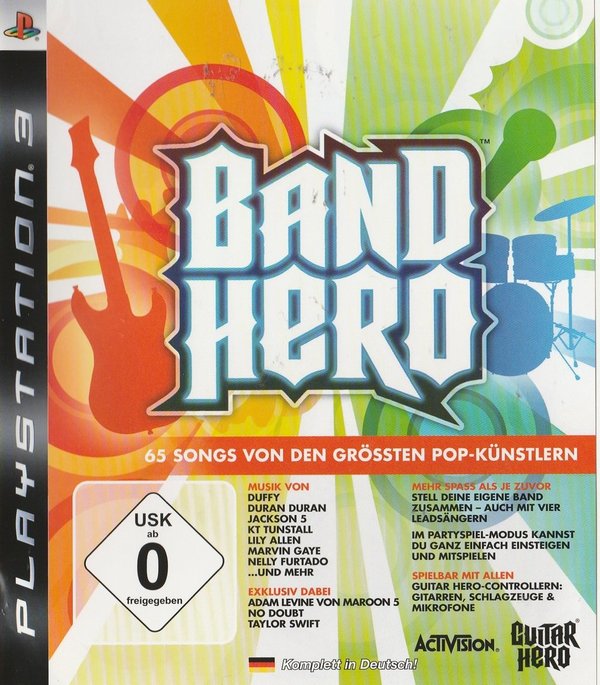 Band Hero, PS3