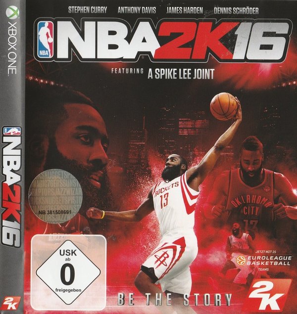 NBA 2K16, XBox ONE