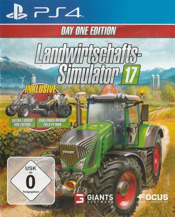 Landwirtschafts Simulator 17, Day One Edition. PS4
