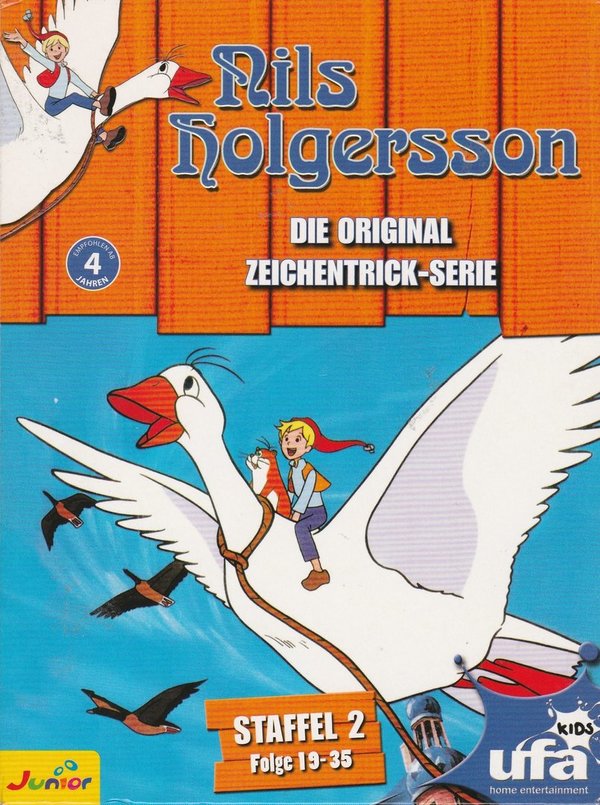 Nils Holgersson ,Die Original Zeichentrick-Serie, Staffel 2, Folge 19-35, DVD