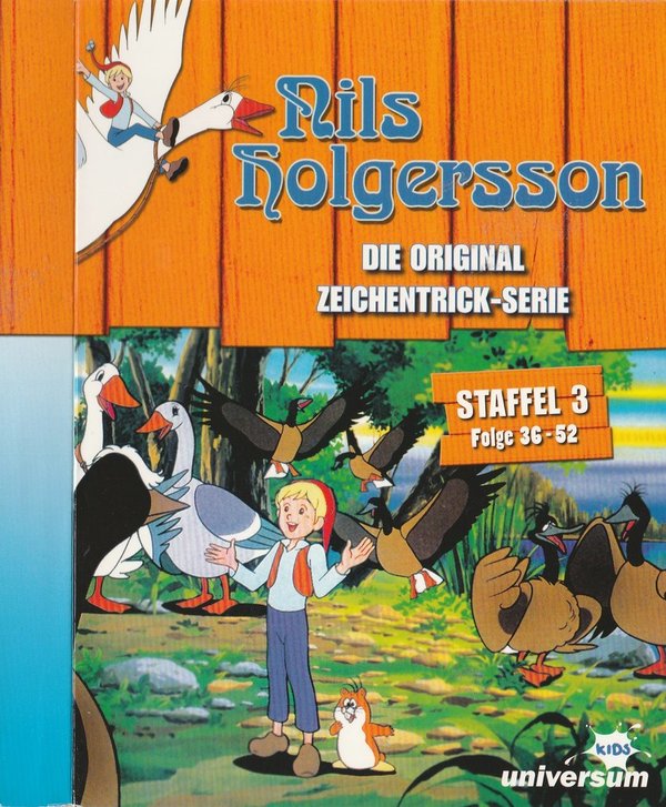 Nils Holgersson ,Die Original Zeichentrick-Serie, Staffel 2, Folge 36-52, DVD