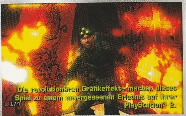 Tom Clancy's Splinter Cell, Platinum, PS2