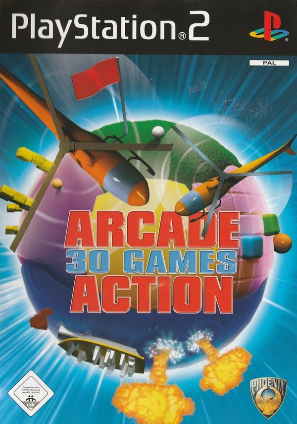 Arcad, 30 Games Action, PS2