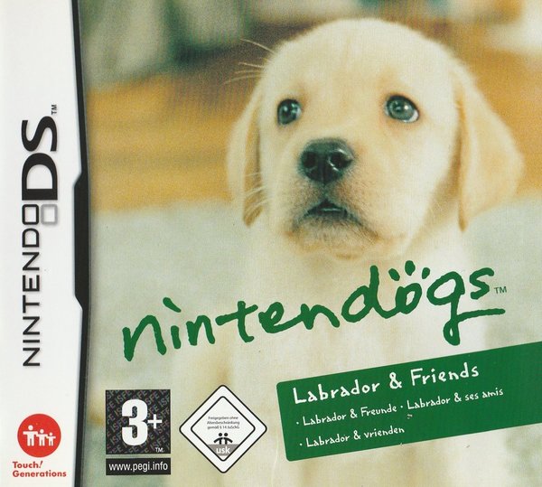 Nintendogs, Labrador & Friends, Nintendo 3DS