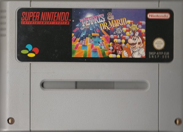 Tetris Dr Mario, SNES, ( das Modul )