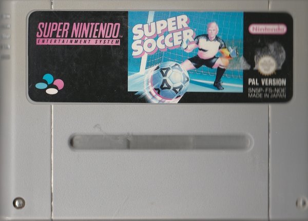 Super Soccer, SNES, ( das Modul ) / in Verrechnung