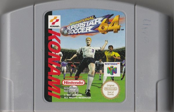 International Superstar Soccer 64, N64 ( das Modul )