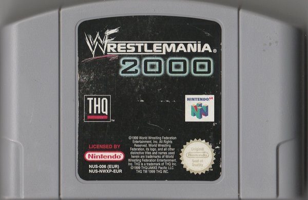 WWF Wrestlemania 2000, N64, ( das Modul )