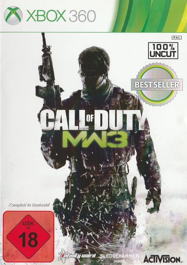 Call of Duty Modern Warfare 3, Xbox 360