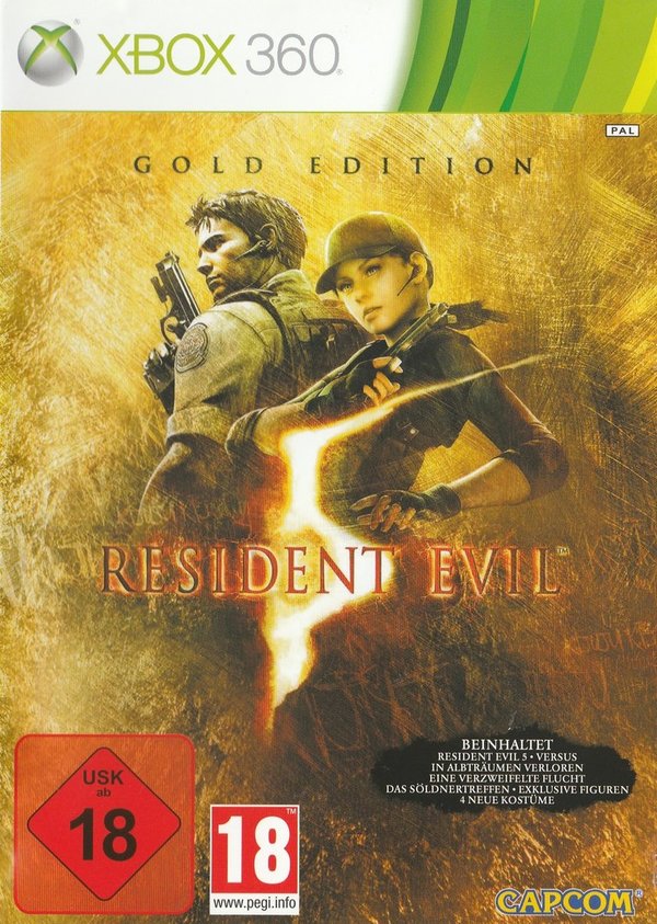 Resident Evil 5 Gold Edition, XBox 360