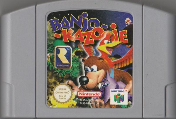 Banjo-Kazooie,  N64 ( das Modul )