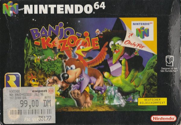 Banjo-Kazooie,  N64 ( das Modul )