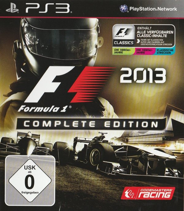 F1 2013 Complete Edition, PS3