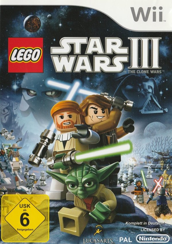 Lego, Star Wars III, The Clone Wars, Wii