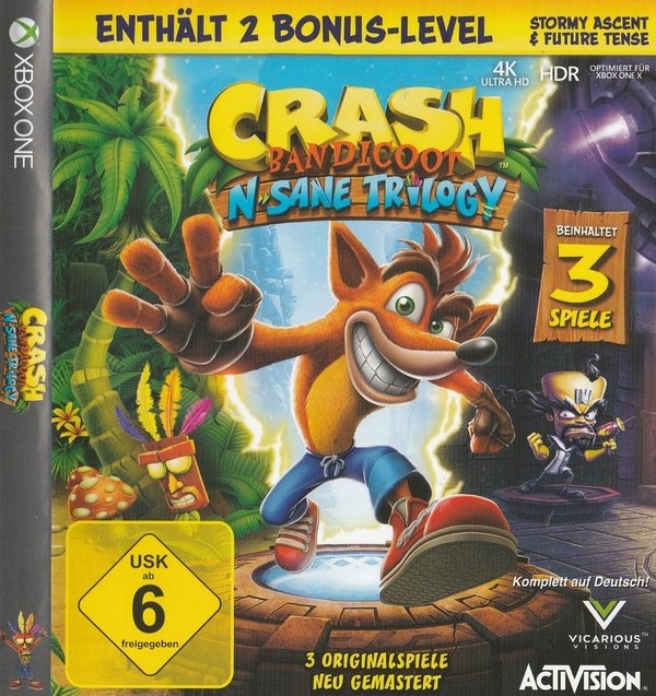 Crash Bandicoot N.Sane Trilogy, XBox One