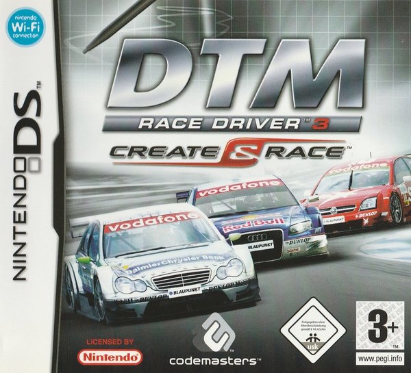 DTM Race Driver 3, Create & Race, DS