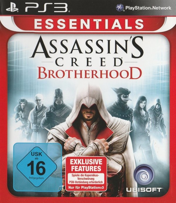 Assassins Creed, Brotherhood, Essentials, PS3
