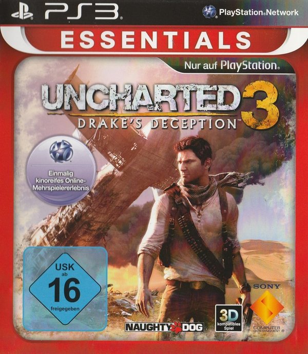 Uncharted 3, Drake`s Deception, Essentials, PS3