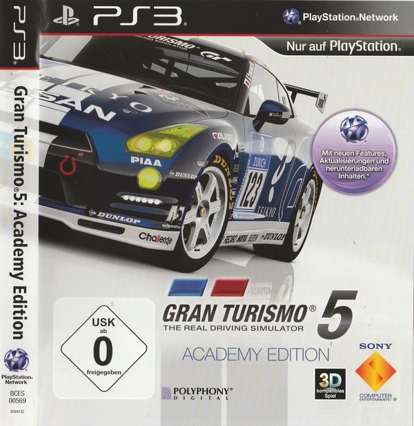 Gran Turismo 5, Academy Edition, PS 3