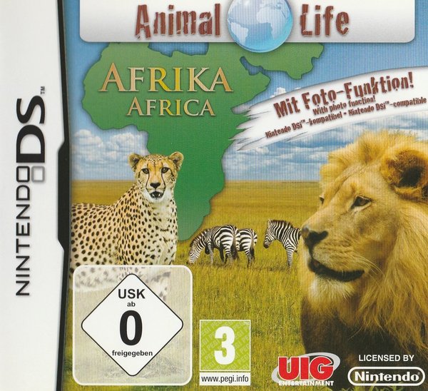 Animal Life, Afrika, Nintendo DS
