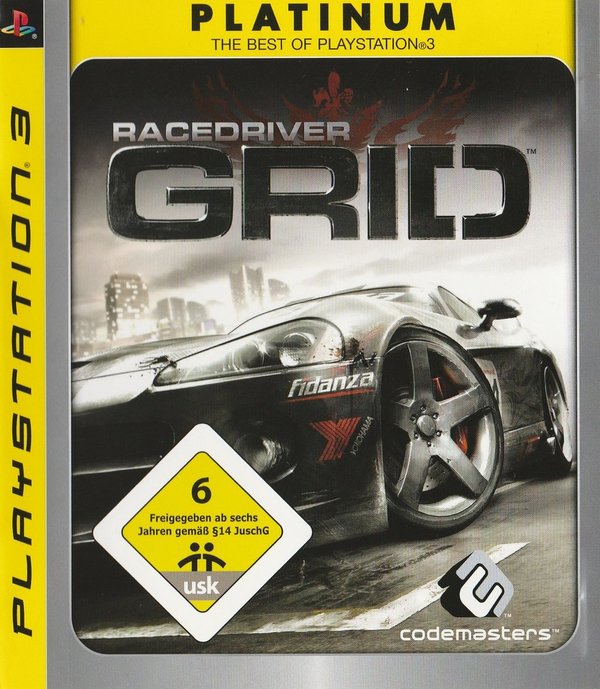 Racedriver GRID, Platinum, PS3