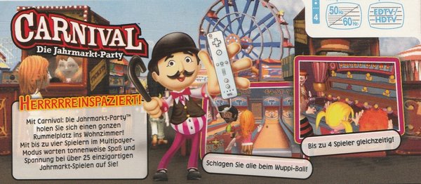 Carnival Games Doppelpack, Jahrmarkt Party + Minigolf , Wii