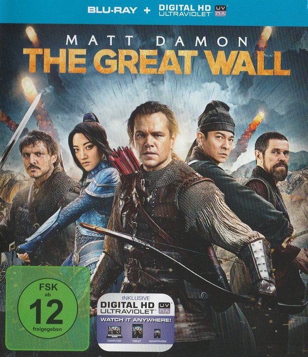 The Great Wall, Blu-Ray