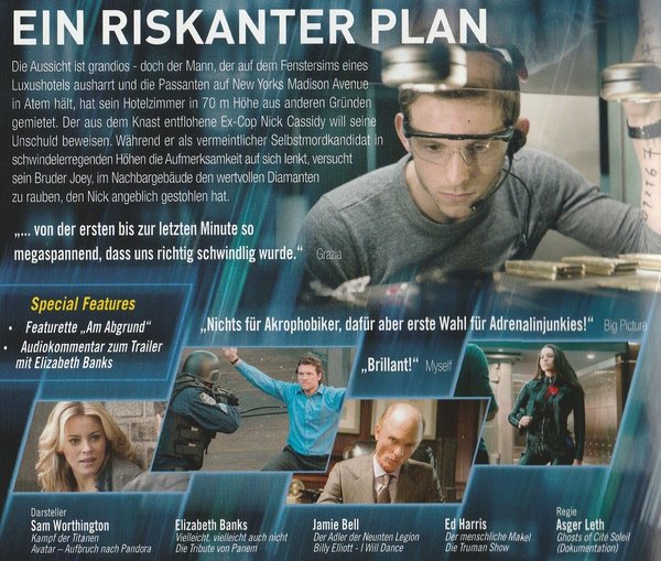 Ein riskanter Plan, Blu-ray