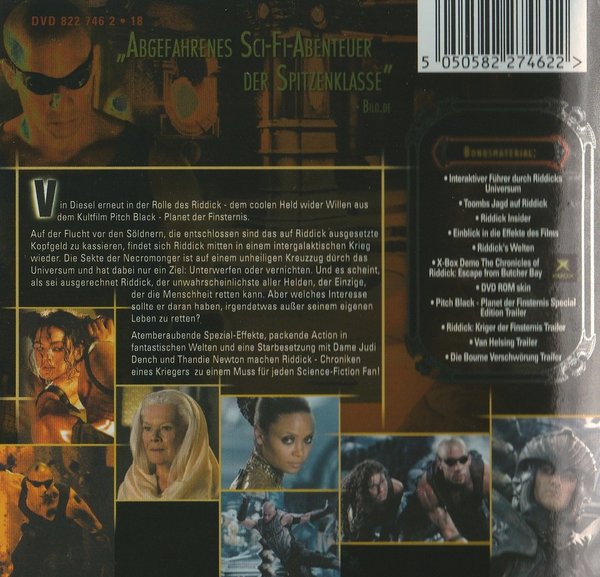 Riddick, Chronik eines Kriegers, DVD