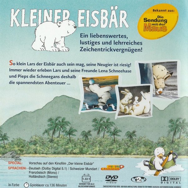 Kleiner Eisbär, 26 Geschichten mit Lars und seinen Freunden, DVD
