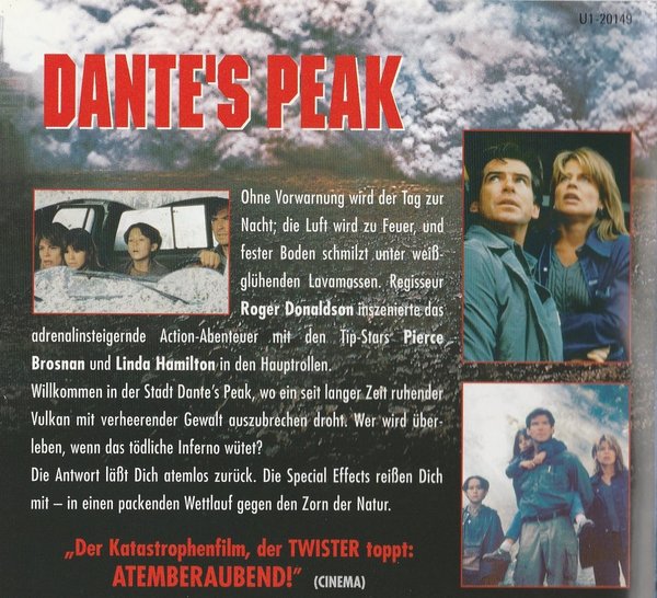 Dante`s Peak, DVD