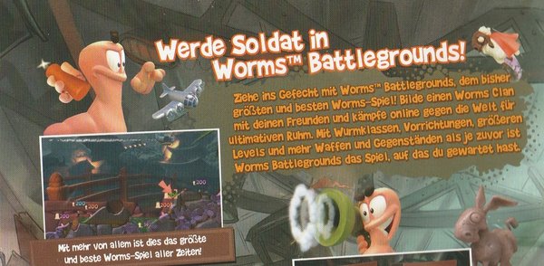 Worms, Battlegrounds, PS4