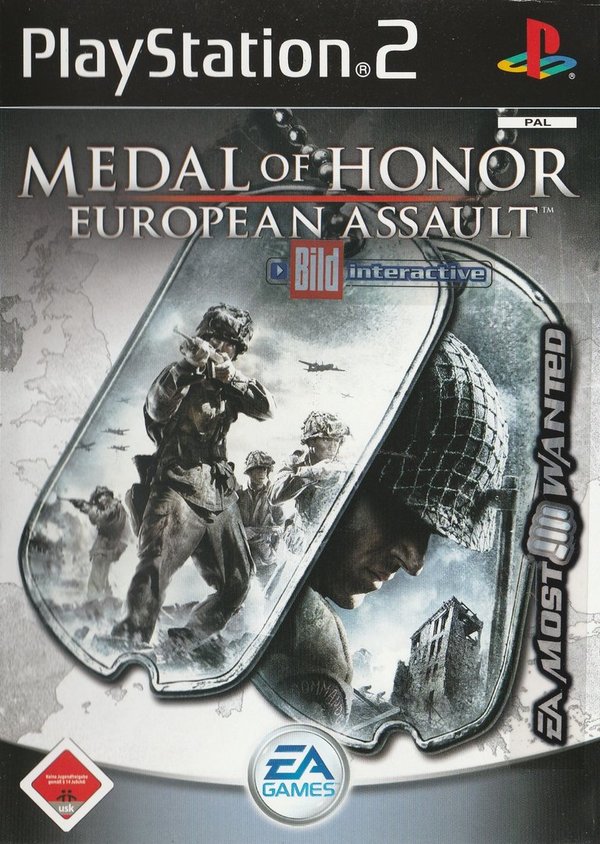 Medal of Honor, European Assault, EA Most Wanted, PS2