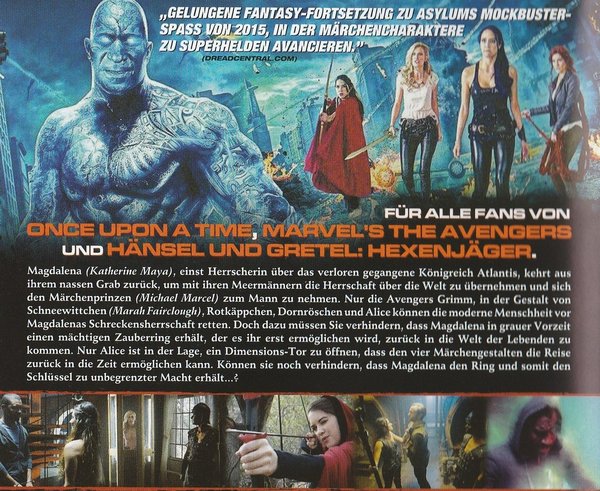 Avengers Grimm, Blu-ray