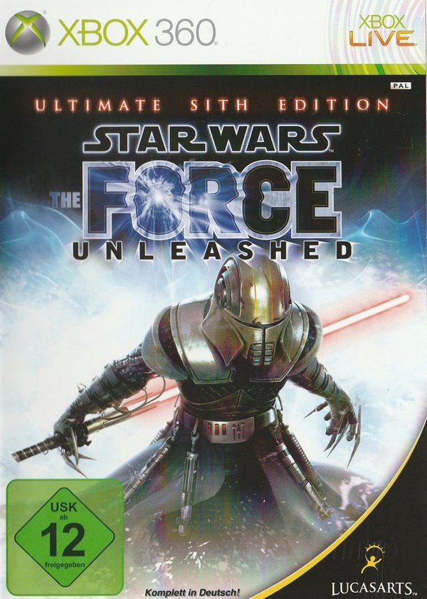 Star Wars The Force Unleashed, Sith Edition, XBox 360