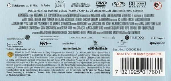 U-900, DVD