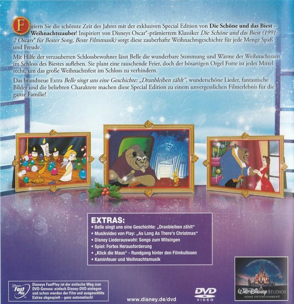 Die Schöne und das Biest, Special Edition, DVD