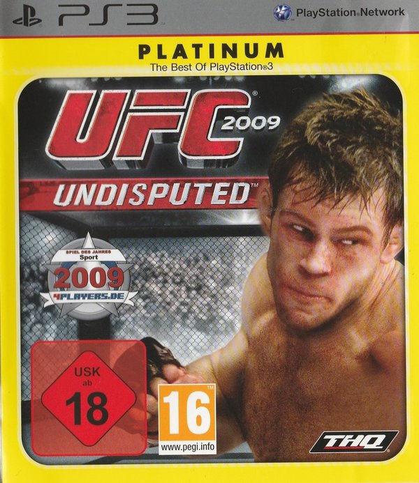 UFC Undisputed 2009, Platinum, PS3