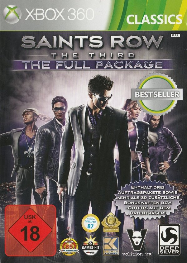 Saints Row The Third The Full Package, Classics, Bestseller, XBox 360