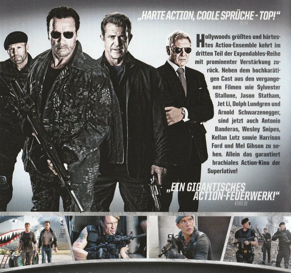 The Expendables 3, A Man's Job, DVD