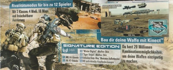 Tom Clancy's Ghost Recon: Future Soldier - Signature Edition, XBox 360