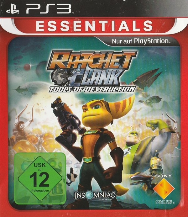 Ratchet & Clank Tools of Destruction, Essentials, PS3