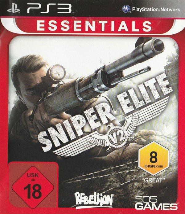 Sniper Elite V2,  Essentials, PS3