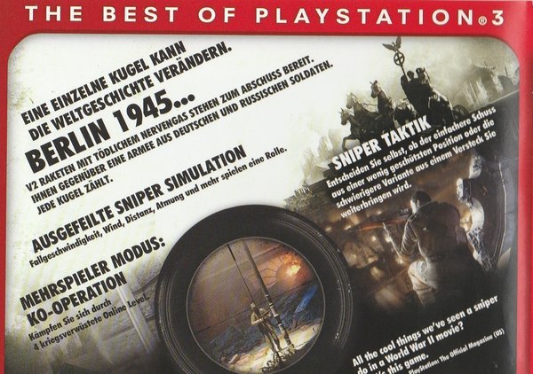 Sniper Elite V2,  Essentials, PS3