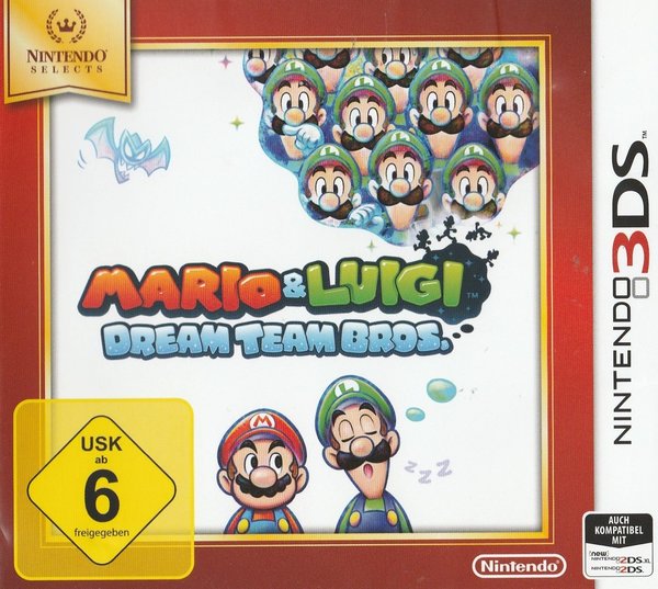 Mario and Luigi, DreamTeam, Nintendo Selects, 3DS