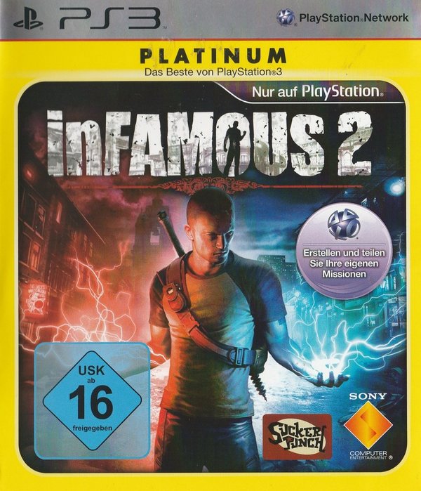 inFamous 2, Platinum, PS2