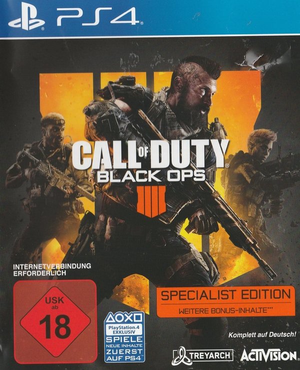 Call of Duty, Black Ops 4 Specialist Edition, PS4