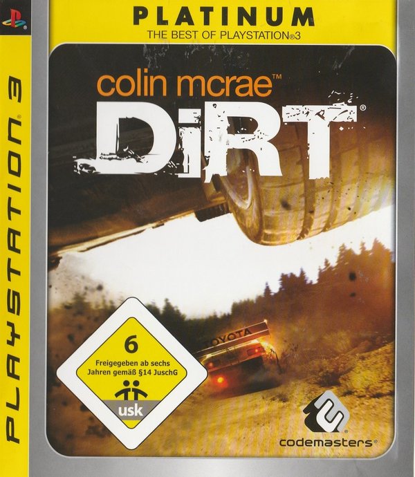 Colin McRae DiRT, Platinum, PS3