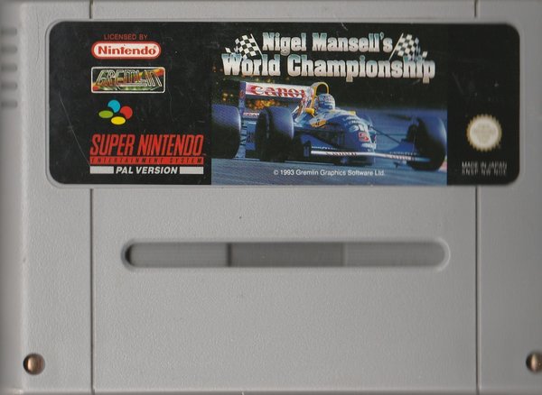 Nigel Mansell`s World Championship, SNES