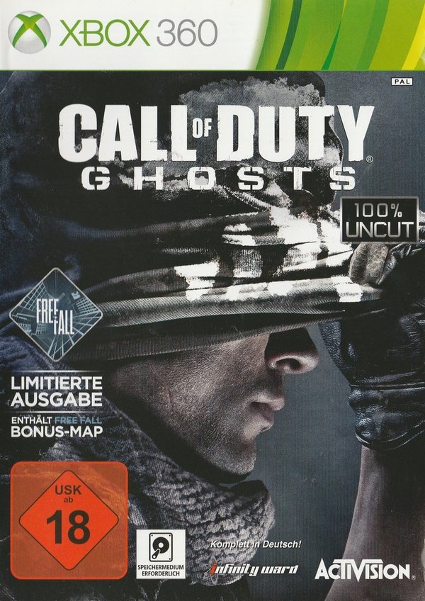Call of Duty Ghosts Free Fall Edition, XBox 360